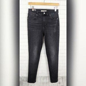 Levi's Vintage Black Denim Jeans 721 High-rise Skinny 28 women's